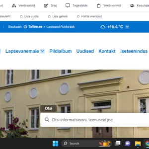 Tallinn.ee kodulehe halduse veebikoolitus
